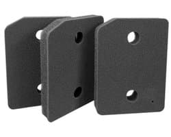 3stuks filter voor droger warmtepompdroger - sponsfilter - filtermat condensdroger - pluisfilter - schuimfilter spons -voor droger 9164761 - 205 x 155 x 30 mm