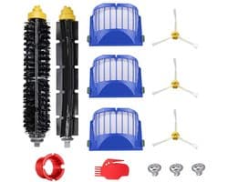 1 set Filter en borstel set geschikt voor iRobot Roomba 600 series 605 615 616 620 621 630 635 650 652 660 665 671 680 690 691 695