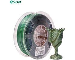 eSun ePLA-Silk-Mystic Goud groen zwart / Gold green black 1 kg - 1.75mm - 3D printer filament