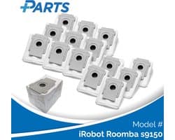iRobot Roomba s9150 Stofzakken (15 Stuks, Plus.Parts® alternatief voor 4626194 / 4640235)