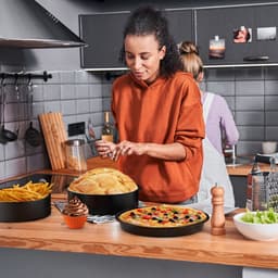UNBOX Ronde Airfryer Accessoires - Geschikt voor Philips Airfryer 4,2L - Tomado - Princess - Inclusief Airfryer Siliconen Bakje & Nederlands E-Book — thumbnail 5