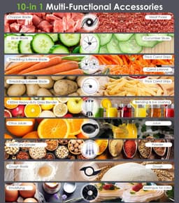 Foodprocessor - Keukenmixer - Blender — thumbnail 3