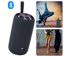 Cheqo® Bluetooth Speaker 16W - Draadloos & Waterdicht - Party LED Verlichting - Party Speaker - Compact & Draagbaar