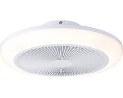 EGLO Sayulita 1 Plafondlamp met ventilator - 46 cm - Instelbaar wit licht - DC-energy saving - Wit - Dimbaar - 3 Standen — afbeelding 1