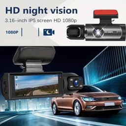 Dual Dashcam - Dashcam voor Auto - Dashcams - Zwart — thumbnail 2