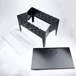 Caligril Barbecue Grill - Handig Meeneem BBQ - Makkelijk opzetten - 50x31x30CM - 3.2KG — thumbnail 3