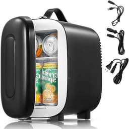 Stellar Mini koelkasten - Minikoelkast - Mini koelkasten voor drinken - Mini Koelkast 5 Liter / 6 Blikken - Koelkast - Klein koelkastje - USB+AC+DC — thumbnail 1