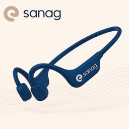 Open-Ear Sport headphone - IPX7 Waterdicht - 32G Geheugen - Air Conduction 2.0 - 8u Batterij - Bluetooth 5.3 - Magnetisch Opladen - Blauw — thumbnail 1