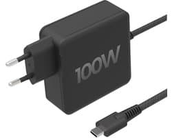 Phreeze 100W GaN Snellader met USB-C Kabel 1.8 Meter - Voedingsadapter USB C - Laptop Oplader geschikt voor MacBook Pro, Dell XPS, Nintendo Switch, ZenBook, HP Envy en meer