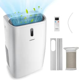 COSTWAY 16000BTU Mobiele airconditioning met afvoerslang, 5-in-1 airconditioner, 4700 W, ventilatorkachel, luchtontvochtiger met slaapmodus, verwarmen en koelen, afstandsbediening/app, 24-uurs timer — thumbnail 1