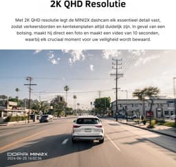 Dashcam voor Auto - 2K HD - 360° Draaibaar - Nachtvisie 2.0 - 5GHz Wi-Fi - ADAS Assistentie - DDPAI — thumbnail 3