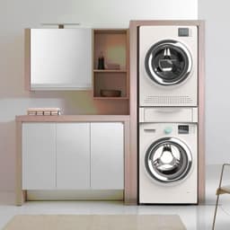 Wasmachine verhoger met lade - Wasmachine verhoger - Wasmachine sokkel - Wasmachine verhoger met lade - Wasmachine opbouwmeubel — thumbnail 2