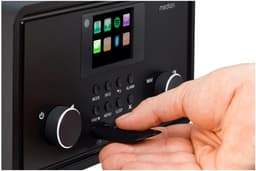 MEDION P85027 Internetradio (DAB Plus, FM-radio, Spotify Connect, WLAN, Bluetooth, Streaming, Equalizer, Kleurenbeeldscherm, USB, AUX, Wekker, Sluimerfunctie, Slaaptimer), MD88069, zwart — thumbnail 2