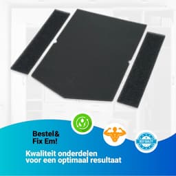 Fixem Filterset Geschikt voor Miele Wasdroger 1x 6057930 + 2x 9688381 - Schuimfilter Droger - 3 Vervangingsfilters - Droger Filterset - Schuimfilter Droger Vervangingsset - Verbeterde Luchtcirculatie — thumbnail 2