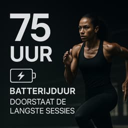 Audrax® Sport Pro Draadloze Sport Oordopjes - Met Siliconen Oorhaak - 75 uur Speeltijd - Ruisonderdrukking - Waterbestendig - Bluetooth Oordopjes - Sport Oortjes - Geschikt voor Apple en Android - Zwart — thumbnail 3