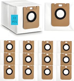 PolkaHome® 12 stofzakken geschikt voor Dreame D10 Plus, D10s Plus, L10 Plus en Z10 Pro – duurzame vervangingsstofzakken voor robotstofzuigers — thumbnail 1