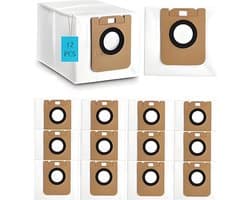 PolkaHome® 12 stofzakken geschikt voor Dreame D10 Plus, D10s Plus, L10 Plus en Z10 Pro – duurzame vervangingsstofzakken voor robotstofzuigers