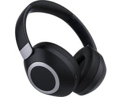 StayPowered Draadloze Hoofdtelefoon - 50 Uur Playtime Voor Onbeperkt Luisterplezier - Diepe Bassen - Opvouwbaar Ontwerp - Bluetooth 5.3 - Ingebouwde Microfoon - Ergonomische Pasvorm - Zwart/Grijs - Levering Sneller Dan Aangegeven!