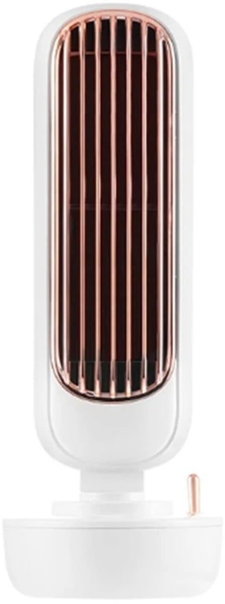 DrPhone CLU3 – Bevochtigende Ventilator Toren – Drie Snelheden – Sproeifunctie – 60 Windgeleidingsbladen – Ruimtebesparend - Wit — afbeelding 1