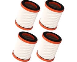 Elekiatech Steelstofzuiger HEPA Filter Accessoires - Set van 4 - alleen geschikt voor Elekiatech modellen XL-618A, XL-618Pro, SPXL01, SPXL02-1A