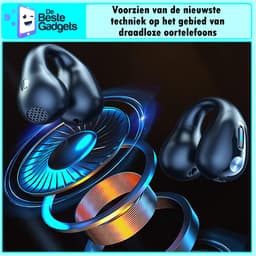 Draadloze oordopjes met oorclip Kaki - Sport Oordopjes - Geschikt voor Apple en Android - Bluetooth 5.3 - Draadloze oortje Bluetooth - Sport Oordopjes - Bluetooth Oordopjes - Draadloze Oordopjes - Oortjes Draadloos - In-Ear Oordopjes — thumbnail 3
