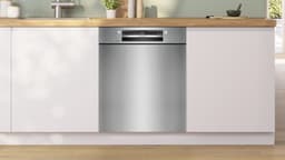 Bosch SMU4EVS08E - Serie 4 - Vaatwasser - Inbouwvaatwasser - Onderbouw - 60 cm - Zeer stil - Opent de deur automatisch voor betere droogresultaten - Geborsteld staal — thumbnail 9