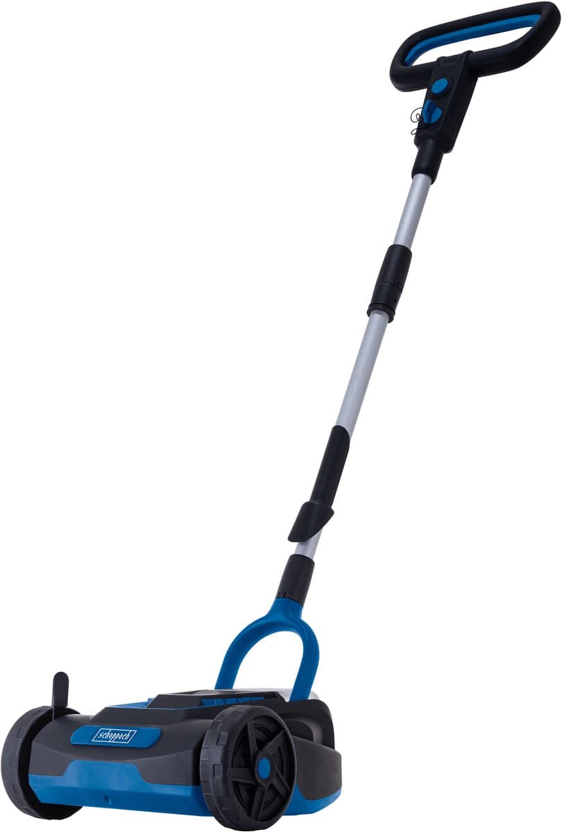 Scheppach Accu Grasmaaier BC-MP220-X - Mulchfunctie - 21,5cm maaibreedte - Drie instelbare maaihoogtes van 30-50 mm - compact formaat voor kleinere gazons tot 120m² - Excl. accu & lader — afbeelding 1