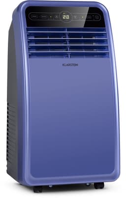 Klarstein mobiele airconditioner met luchtafvoerslang, 4-in-1 airconditioner met ventilator, luchtontvochtiger & nachtmodus, kleine & draagbare airconditioner voor thuis & op kantoor, app-bediening, 7000 BTU,1 kW voor 23 m² - Afstandsbediening — thumbnail 1