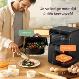 Cosori TurboTower – Dubbele Airfryer XXL – 10.8L – 2 Manden Apart Instelbaar – 7 Programma’s — thumbnail 5