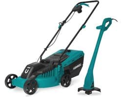 Grasmaaier 1300W met Grastrimmer 300W - Complete Set voor Efficiënt Grasonderhoud