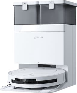ECOVACS - DEEBOT T50 Omni - Stofzuig en dweilrobot (Wit) - 12.800 Pa zzuigkracht- Zelfreinigende Robotstofzuiger met Warmwater – Dweilsysteem - Automatisch Leegstation - Geschikt voor dierenharen — thumbnail 1