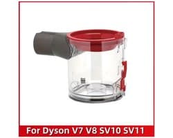 0.54L Stofemmer voor Dyson V7 V8 SV10 SV11 – Transparante Vervangende Stofcontainer – Handheld Draadloze Stofzuiger Accessoire – Afvalreservoir – 200x130mm – Eenvoudig te Reinigen – Reserveonderdeel