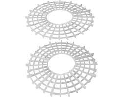2x Dparts centrifuge matje - 23 cm - flexibele mat voor wasgoed in centrifuges - centrifugematje geschikt voor AEG en Thomas