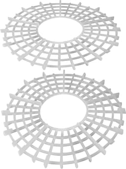 2x Dparts centrifuge matje - 23 cm - flexibele mat voor wasgoed in centrifuges - centrifugematje geschikt voor AEG en Thomas — thumbnail 2