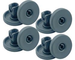 Fixem® - Geschikt voor verschillende merken vaatwassers - 8x Vaatwasser Wiel Onderkorf 40mm 50269757006 - 50286965004