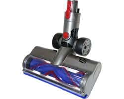 Dparts elektrische turboborstel zuigmond met LED verlichting geschikt voor Dyson steelstofzuiger - voor series V7 V8 V10 V11 V15 - vloerborstel vloerzuigmond mondstuk stofzuigermond