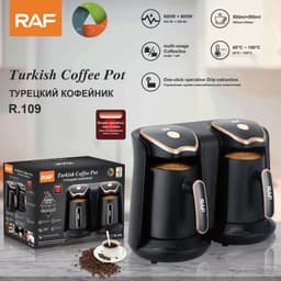 Elektrische Turkse Koffieapparaat voor 2 Kop | Espressomachine | Koffiemachine Met Bonen | Turkse Koffie | Türk Kahvesi | Electric Turkish Coffee Maker | 2 Kop — thumbnail 2