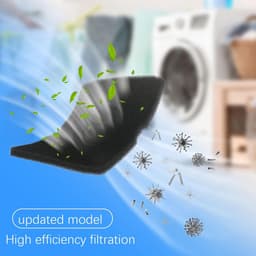 3 stuks - Drogerfilter - Wasdroger filter - Voor Beko Grundig Elektra Bregenz Blomberg 2964840100| DSX83410W | DE8635RX - Droger Warmtepompdroger - Schuimfilter - Vervangingsonderdelen voor wasmachines - (240X150X12MM) — thumbnail 4