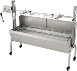 Rotisserie draaispit - BBQ 2 in 1 - RVS Rotisserie 60 kg - In Hoogte Verstelbaar - Oven - Motor - Elektrische Grill met Deksel & Accessoires — thumbnail 1