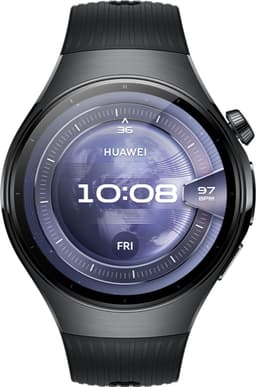 HUAWEI Watch 5 46mm Zwart | Multi-sensing X-tap technologie | Gezondheidsoverzicht in 1 tik | Titanium van luchtvaartkwaliteit | Ultra lange batterijduur modus | Compatibel met iOS & Android — thumbnail 1