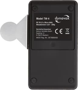 Dynavox TW-4 Elektronische mini precisie weegschaal/naalddrukmeter 0,01 gram nauwkeurig — thumbnail 5