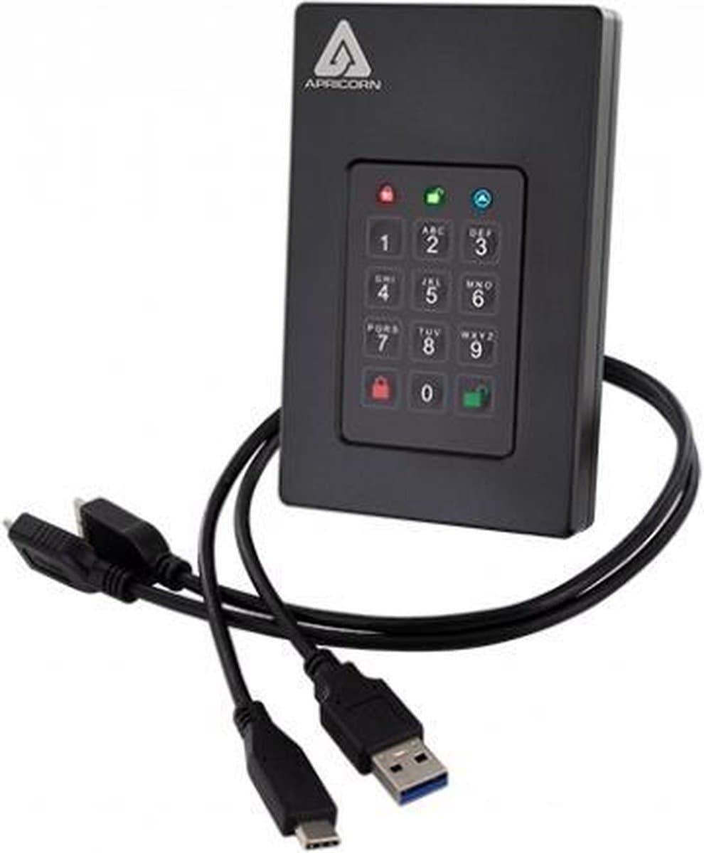 Apricorn Aegis Fortress FIPS Level 3 - Externe HDD - 4TB — afbeelding 1