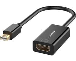 Mini DisplayPort Naar HDMI Adapter | Mini DP Hub | Thunderbolt To HDMI converter |Thunderbolt 3 | Compatible Apple Macbook | IMAC | Surface Laptop / Pro | Dell | Lenovo | Samsung | HP | Wit | A-KONIC©