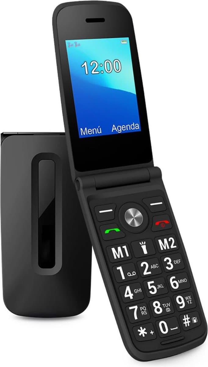 ApexArte® Senioren Mobiele Telefoon 4g - Senioren GSM - Zwart — afbeelding 1
