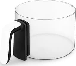 4SWISS ABB-G24 Pure Glass - Airfryer - Heteluchtfriteuse - 1200W - 3L - Touchscreen - Glazen bak - Wit — thumbnail 4