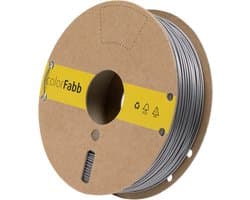 colorFabb Lw-pla Grijs Zilver 3D-printerfilament - 1,75 mm - 750 g - Lichtgewicht materiaal - Ideaal voor RC-vliegtuigen - Matte afwerking