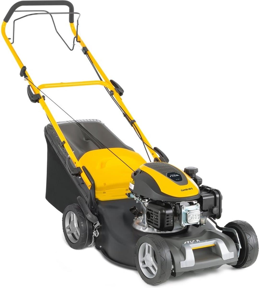 Stiga COMBI 48 S Benzine Grasmaaier | ST 140 OHV | 139 cc | 46 cm | zelfrijdend | staal | 4-in-1 | 6 pos hoogteinstelling | ergo - 2L0482248/ST1 — afbeelding 1