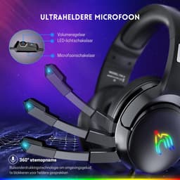StayPowered Gaming Headset - Haarscherp Geluid & RGB Stijl - Stereo Surround Sound - Multiplatform Compatibiliteit - Ruisonderdrukkende Microfoon - Flip-Mute Schakeling - Comfortabele Pasvorm - Premium Materialen - Levering Sneller dan Aangegeven! — thumbnail 4