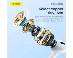 Foneng Draadloze Hoofdtelefoon Bl152 Voor Iphone Android Met Technologie