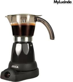 MyLucinda® Inductie Koffiezetapparaat - Italiaanse Espresso voor 4 Kopjes - Draagbaar - 360° Draaibare Basis - Warmtebestendig Handvat — thumbnail 1